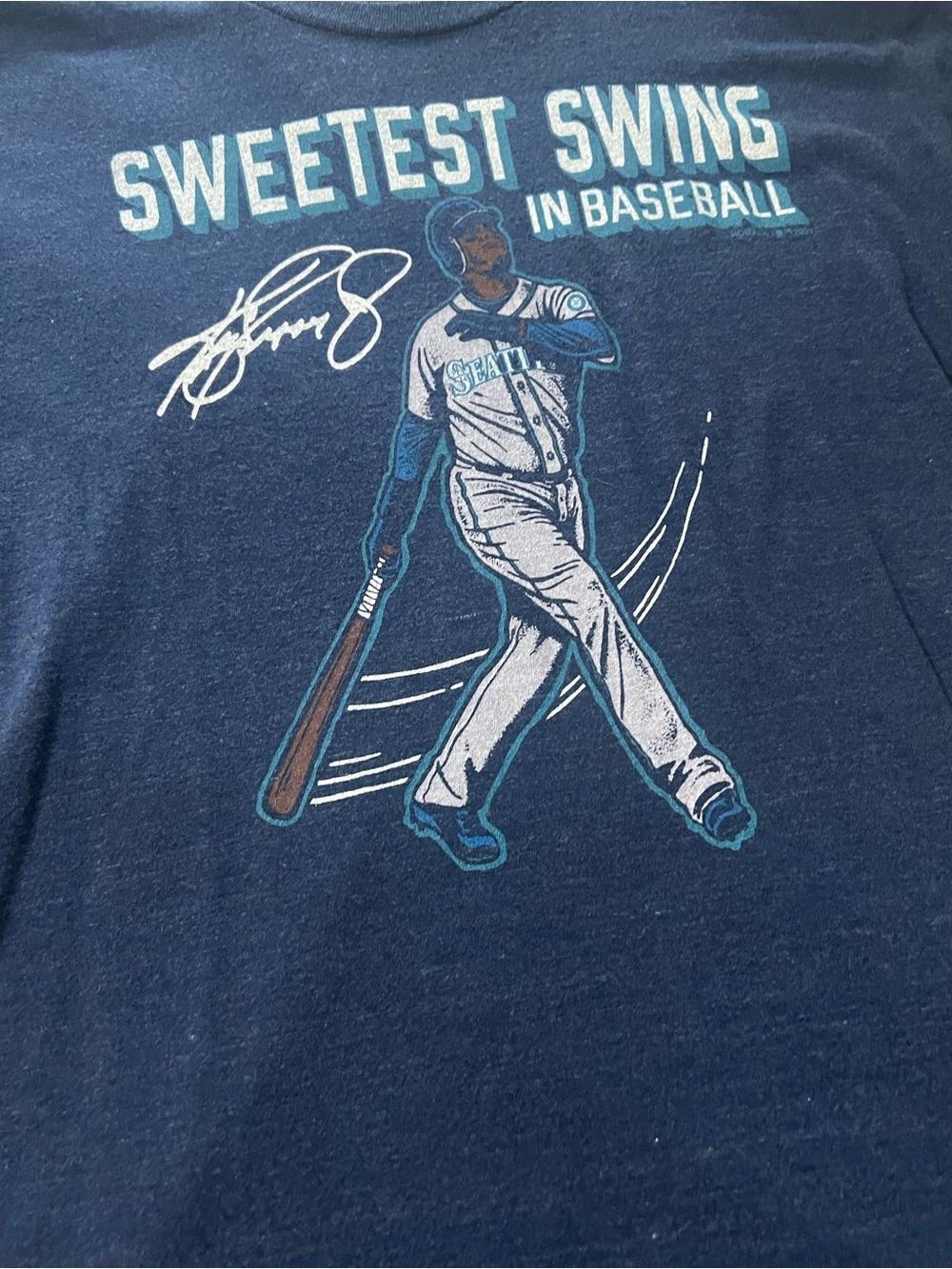 HOMAGE Navy 'Sweetest Swing in Baseball' Graphic Tee